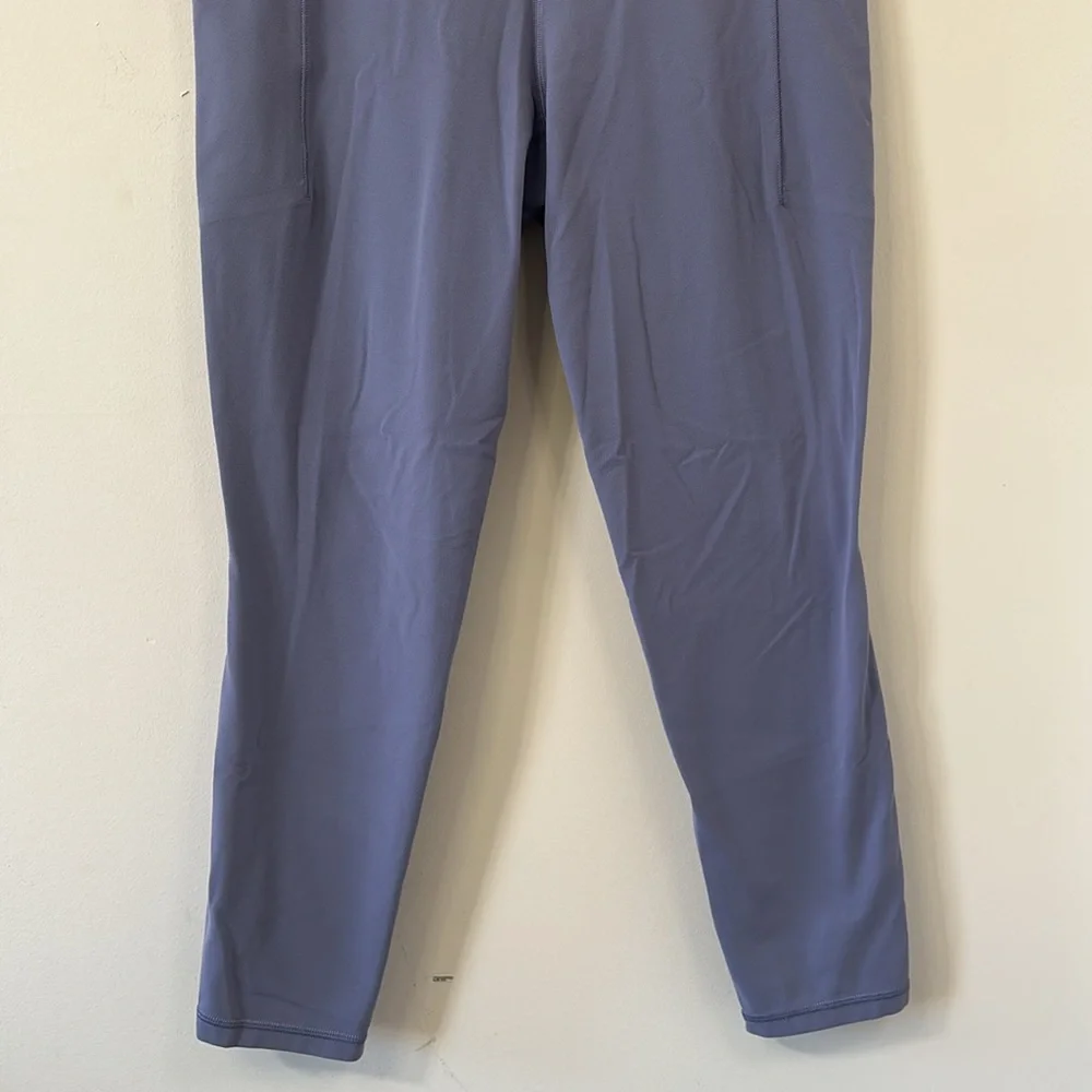 Athleta Salutation Stash High Rise 7/8 Legging Shadow Blue Size Large - Picture 5 of 11